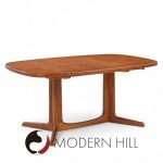 Gudme Møbelfabrik Mid Century Danish Teak Expanding Dining Table with 2 Leaves | Mid Century Modern Furniture - Mid Century Furniture Chicago Gudme Møbelfabrik Mid Century Danish Teak Expanding Dining Table with 2 Leaves