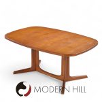 Gudme Møbelfabrik Mid Century Danish Teak Expanding Dining Table with 2 Leaves | Mid Century Modern Furniture - Mid Century Furniture Chicago Gudme Møbelfabrik Mid Century Danish Teak Expanding Dining Table with 2 Leaves