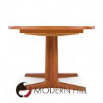 Gudme Møbelfabrik Mid Century Danish Teak Expanding Dining Table with 2 Leaves | Mid Century Modern Furniture - Mid Century Furniture Chicago Gudme Møbelfabrik Mid Century Danish Teak Expanding Dining Table with 2 Leaves