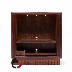 Hp Hansen Mid Century Danish Rosewood Tambour Door Armoire | Mid Century Modern Furniture - Mid Century Furniture Chicago Hp Hansen Mid Century Danish Rosewood Tambour Door Armoire