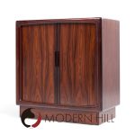Hp Hansen Mid Century Danish Rosewood Tambour Door Armoire | Mid Century Modern Furniture - Mid Century Furniture Chicago Hp Hansen Mid Century Danish Rosewood Tambour Door Armoire