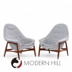 Hans Olsen for Bramin Møbler Mid Century Danish Teak Sculptural Lounge Chairs - Pair | Mid Century Modern Furniture - Mid Century Furniture Chicago Hans Olsen for Bramin Møbler Mid Century Danish Teak Sculptural Lounge Chairs - Pair