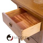 John Van Koert for Drexel Counterpoint Mid Century Walnut Nightstand