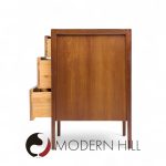 John Van Koert for Drexel Counterpoint Mid Century Walnut Nightstand