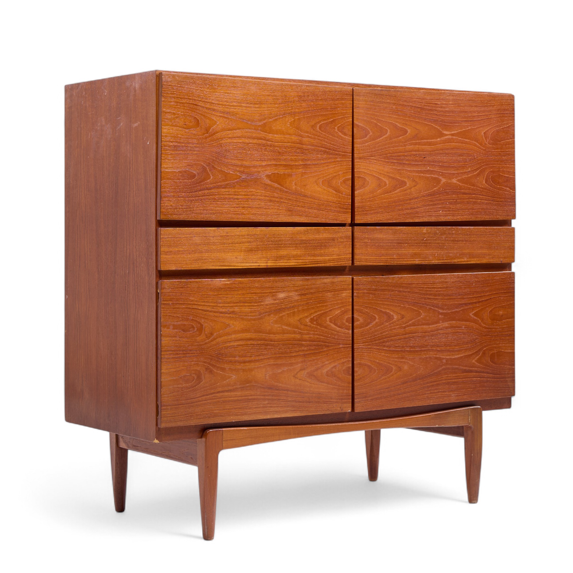 Kofod Larsen for Faarup Møbelfabrik Mid Century Danish Teak Credenza Cabinet
