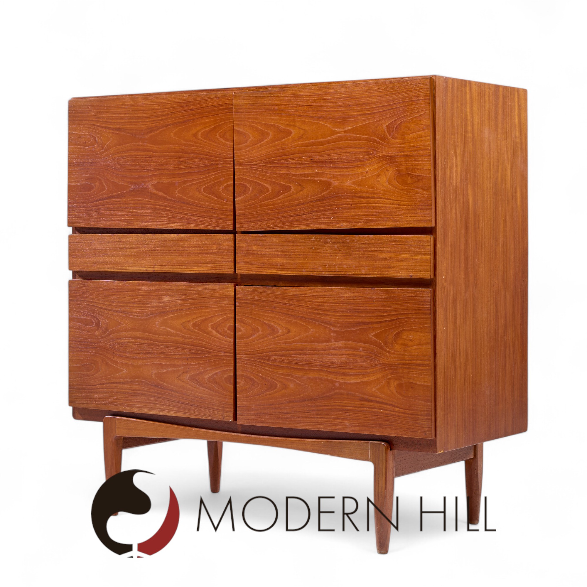 Kofod Larsen for Faarup Møbelfabrik Mid Century Danish Teak Credenza Cabinet