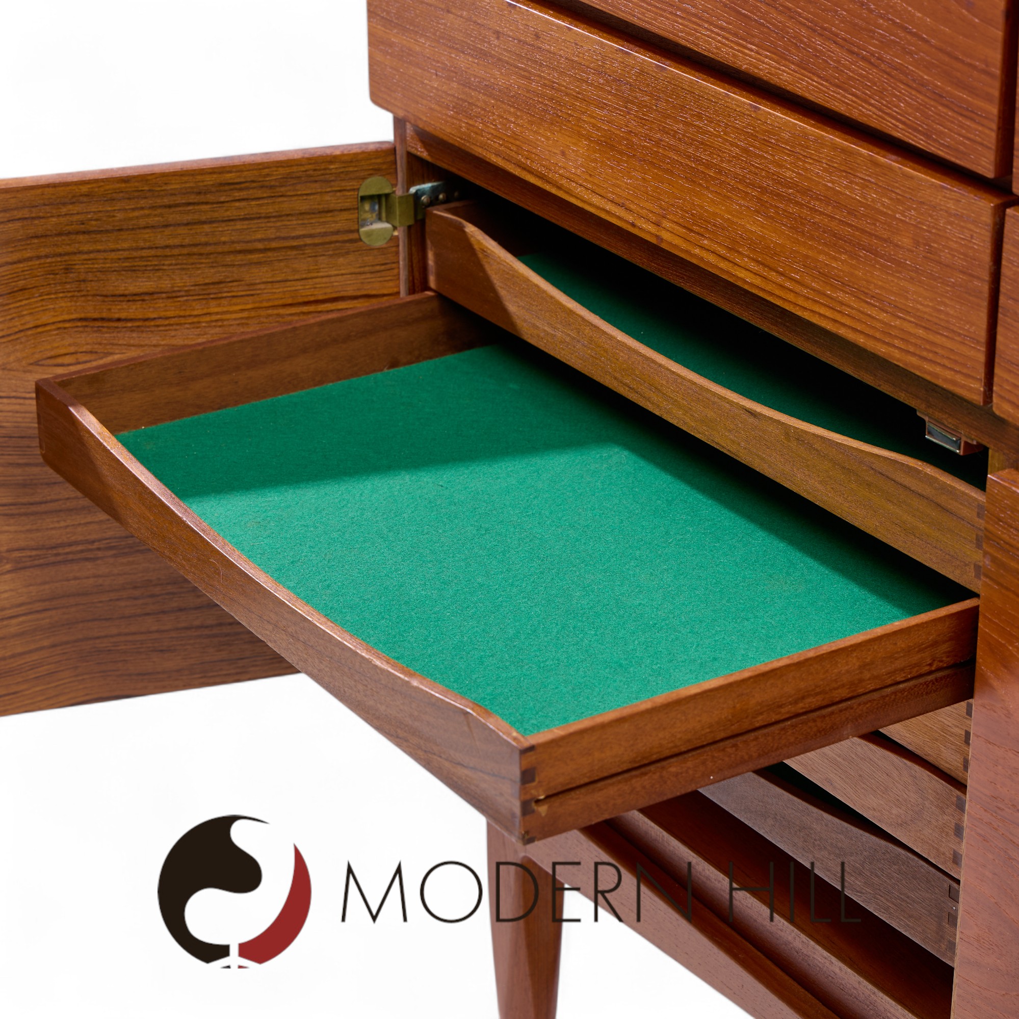 Kofod Larsen for Faarup Møbelfabrik Mid Century Danish Teak Credenza Cabinet