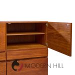 Kofod Larsen for Faarup Møbelfabrik Mid Century Danish Teak Credenza Cabinet | Mid Century Modern Furniture - Mid Century Furniture Chicago Kofod Larsen for Faarup Møbelfabrik Mid Century Danish Teak Credenza Cabinet