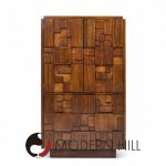 Lane Staccato Brutalist Mid Century Walnut Armoire Dresser | Mid Century Modern Furniture - Mid Century Furniture Chicago Lane Staccato Brutalist Mid Century Walnut Armoire Dresser