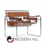 Marcel Breuer for Knoll Mid Century Stainless Steel and Leather Wassily Lounge Chair - Pair | Mid Century Modern Furniture - Mid Century Furniture Chicago Marcel Breuer for Knoll Mid Century Stainless Steel and Leather Wassily Lounge Chair - Pair