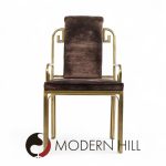 Mastercraft Mid Century Brass Greek Key Dining Chairs - Set of 8 | Mid Century Modern Furniture - Mid Century Furniture Chicago Mastercraft Mid Century Brass Greek Key Dining Chairs - Set of 8