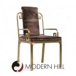 Mastercraft Mid Century Brass Greek Key Dining Chairs - Set of 8 | Mid Century Modern Furniture - Mid Century Furniture Chicago Mastercraft Mid Century Brass Greek Key Dining Chairs - Set of 8