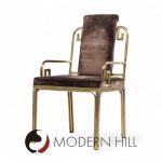 Mastercraft Mid Century Brass Greek Key Dining Chairs - Set of 8 | Mid Century Modern Furniture - Mid Century Furniture Chicago Mastercraft Mid Century Brass Greek Key Dining Chairs - Set of 8
