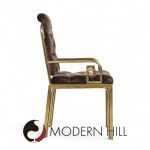 Mastercraft Mid Century Brass Greek Key Dining Chairs - Set of 8 | Mid Century Modern Furniture - Mid Century Furniture Chicago Mastercraft Mid Century Brass Greek Key Dining Chairs - Set of 8