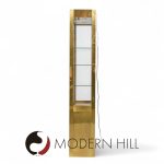 Mastercraft Mid Century Brass Vitrines Cabinet - Pair | Mid Century Modern Furniture - Mid Century Furniture Chicago Mastercraft Mid Century Brass Vitrines Cabinet - Pair