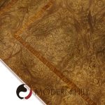 Mastercraft Mid Century Burlwood and Brass Expanding Dining Table with 2 Leaves | Mid Century Modern Furniture - Mid Century Furniture Chicago Mastercraft Mid Century Burlwood and Brass Expanding Dining Table with 2 Leaves