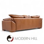 Niels Eilersen Monza Mid Century Danish Leather Three-seat Sofa | Mid Century Modern Furniture - Mid Century Furniture Chicago Niels Eilersen Monza Mid Century Danish Leather Three-seat Sofa