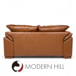 Niels Eilersen Monza Mid Century Danish Leather Two-seat Loveseat Sofa | Mid Century Modern Furniture - Mid Century Furniture Chicago Niels Eilersen Monza Mid Century Danish Leather Two-seat Loveseat Sofa