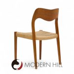 Niels Moller Model 71 Mid Century Danish Teak and Papercord Dining Chairs - Set of 6 | Mid Century Modern Furniture - Mid Century Furniture Chicago Niels Moller Model 71 Mid Century Danish Teak and Papercord Dining Chairs - Set of 6