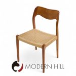 Niels Moller Model 71 Mid Century Danish Teak and Papercord Dining Chairs - Set of 6 | Mid Century Modern Furniture - Mid Century Furniture Chicago Niels Moller Model 71 Mid Century Danish Teak and Papercord Dining Chairs - Set of 6