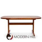 Skovby Mid Century Teak Hidden Leaf Dining Table with 2 Leaves