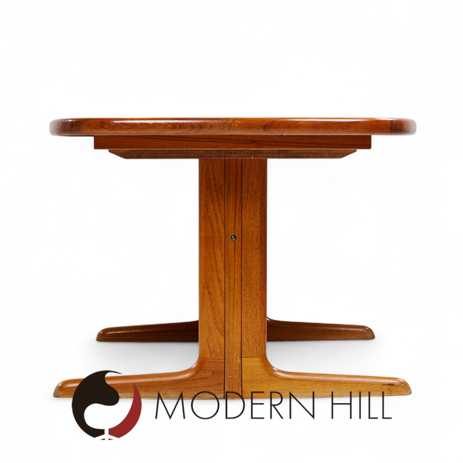 Skovby Mid Century Teak Hidden Leaf Dining Table with 2 Leaves