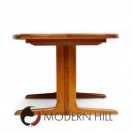 Skovby Mid Century Teak Hidden Leaf Dining Table with 2 Leaves