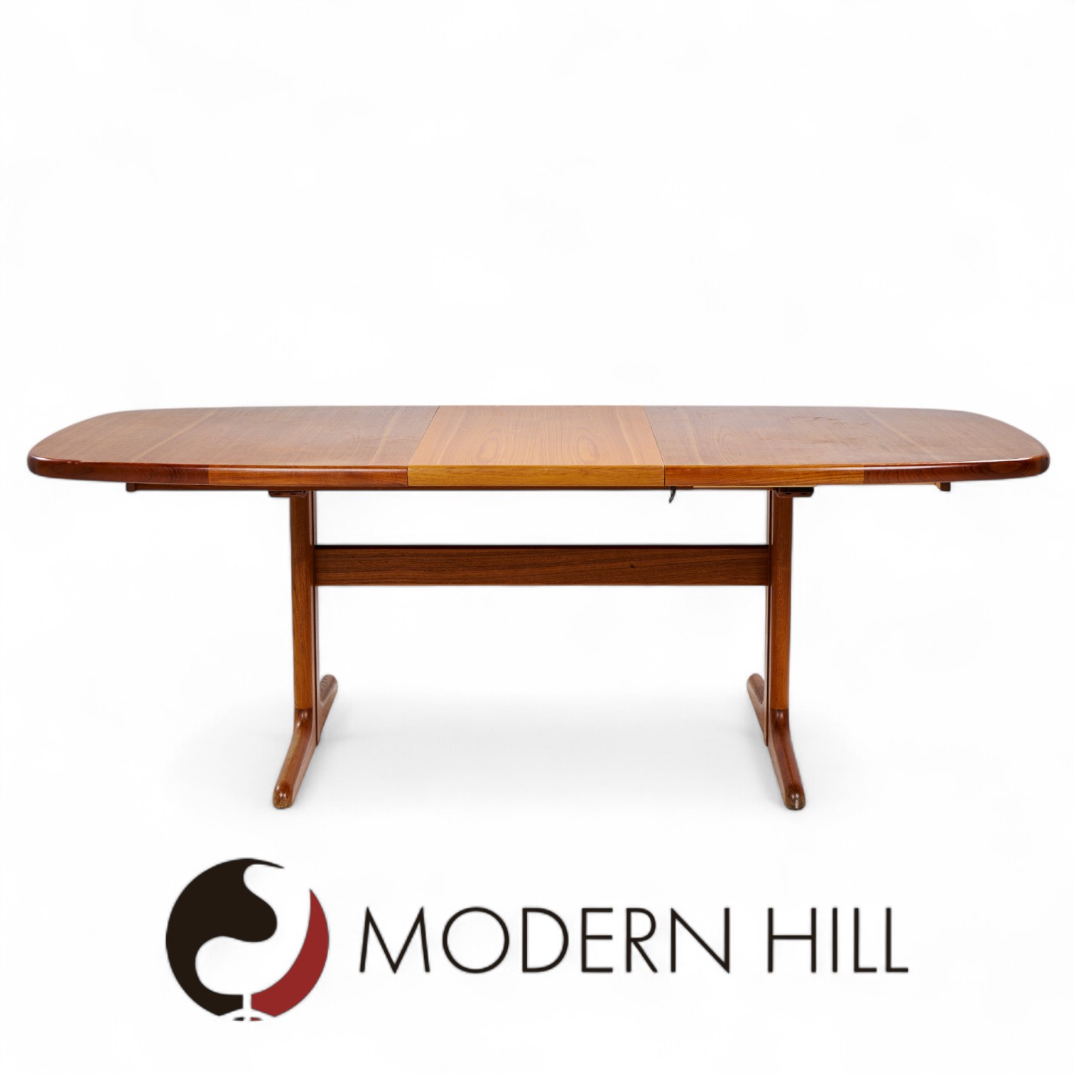 Skovby Mid Century Teak Hidden Leaf Dining Table with 2 Leaves