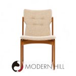 vamdrup stolefabrik mid century danish sculptural teak dining chairs - set of 6