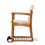 vamdrup stolefabrik mid century danish sculptural teak dining chairs - set of 6