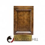 William Doezema for Mastercraft Mid Century Burlwood and Brass Credenza | Mid Century Modern Furniture - Mid Century Furniture Chicago William Doezema for Mastercraft Mid Century Burlwood and Brass Credenza
