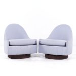 Adrian Pearsall Mid Century Swivel Lounge Chairs - Pair | Mid Century Modern Furniture - Mid Century Furniture Chicago Adrian Pearsall Mid Century Swivel Lounge Chairs - Pair