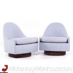 Adrian Pearsall Mid Century Swivel Lounge Chairs - Pair | Mid Century Modern Furniture - Mid Century Furniture Chicago Adrian Pearsall Mid Century Swivel Lounge Chairs - Pair