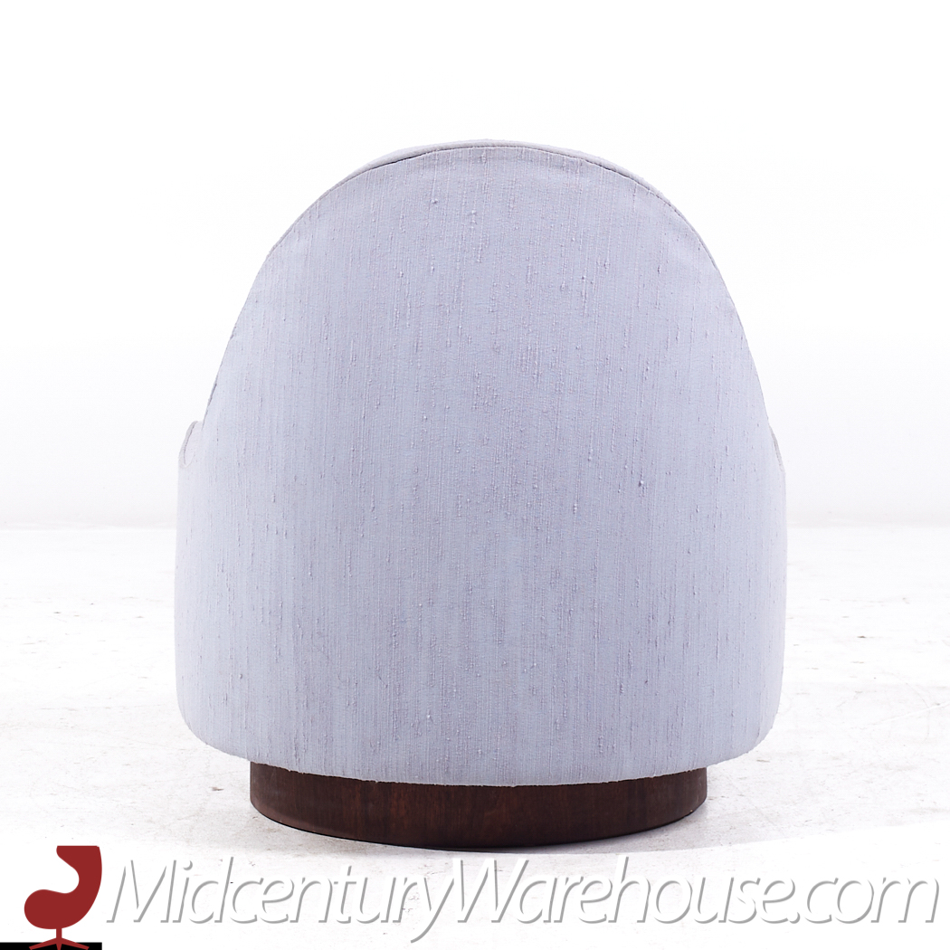 Adrian Pearsall Mid Century Swivel Lounge Chairs - Pair