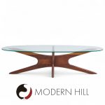 Adrian Pearsall Mid Century Walnut Jacks Coffee Table