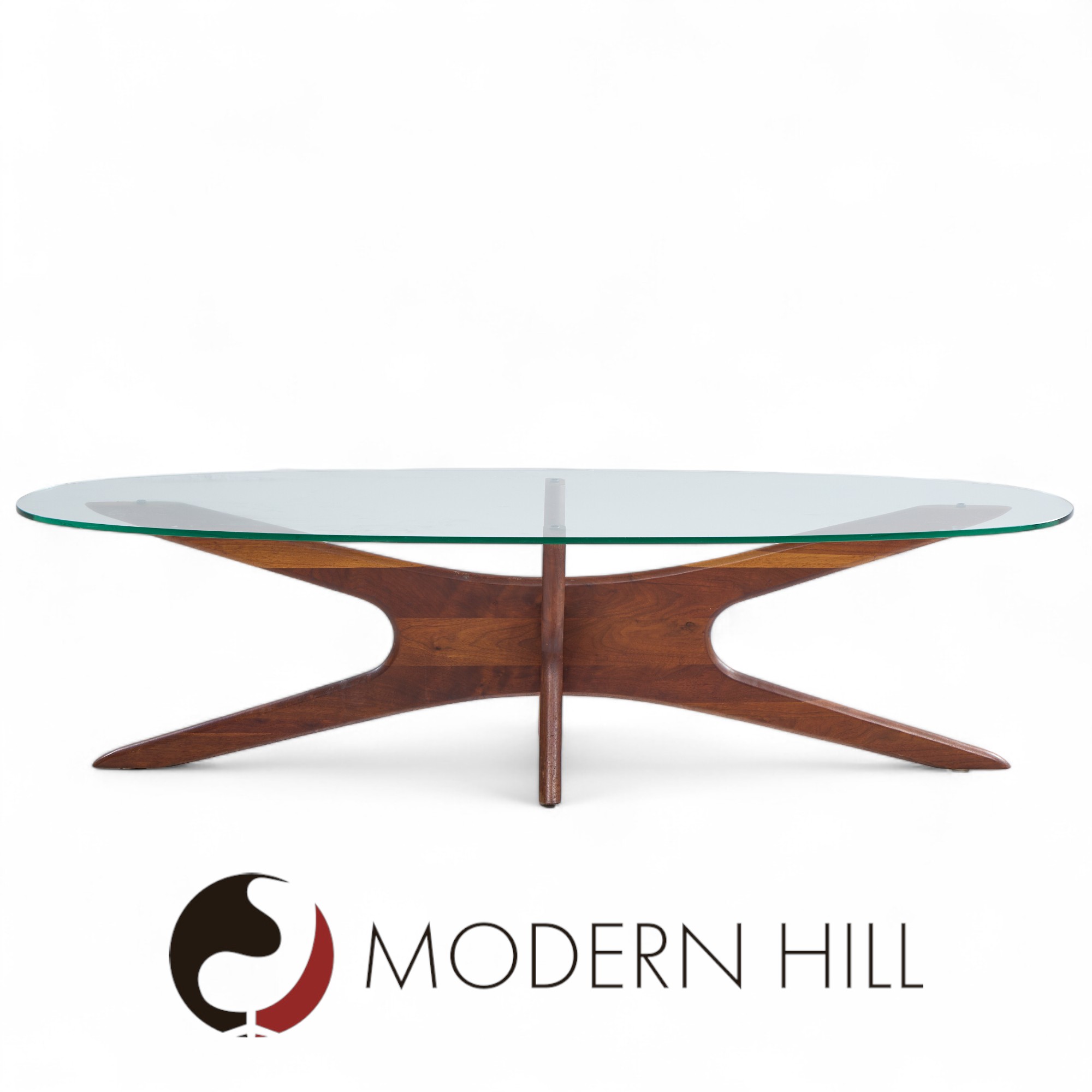 Adrian Pearsall Mid Century Walnut Jacks Coffee Table