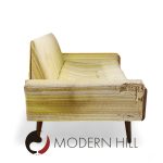 Adrian Pearsall for Craft Associates 2000-s Mid Century Walnut Gondola Sofa