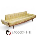 Adrian Pearsall for Craft Associates 2000-s Mid Century Walnut Gondola Sofa