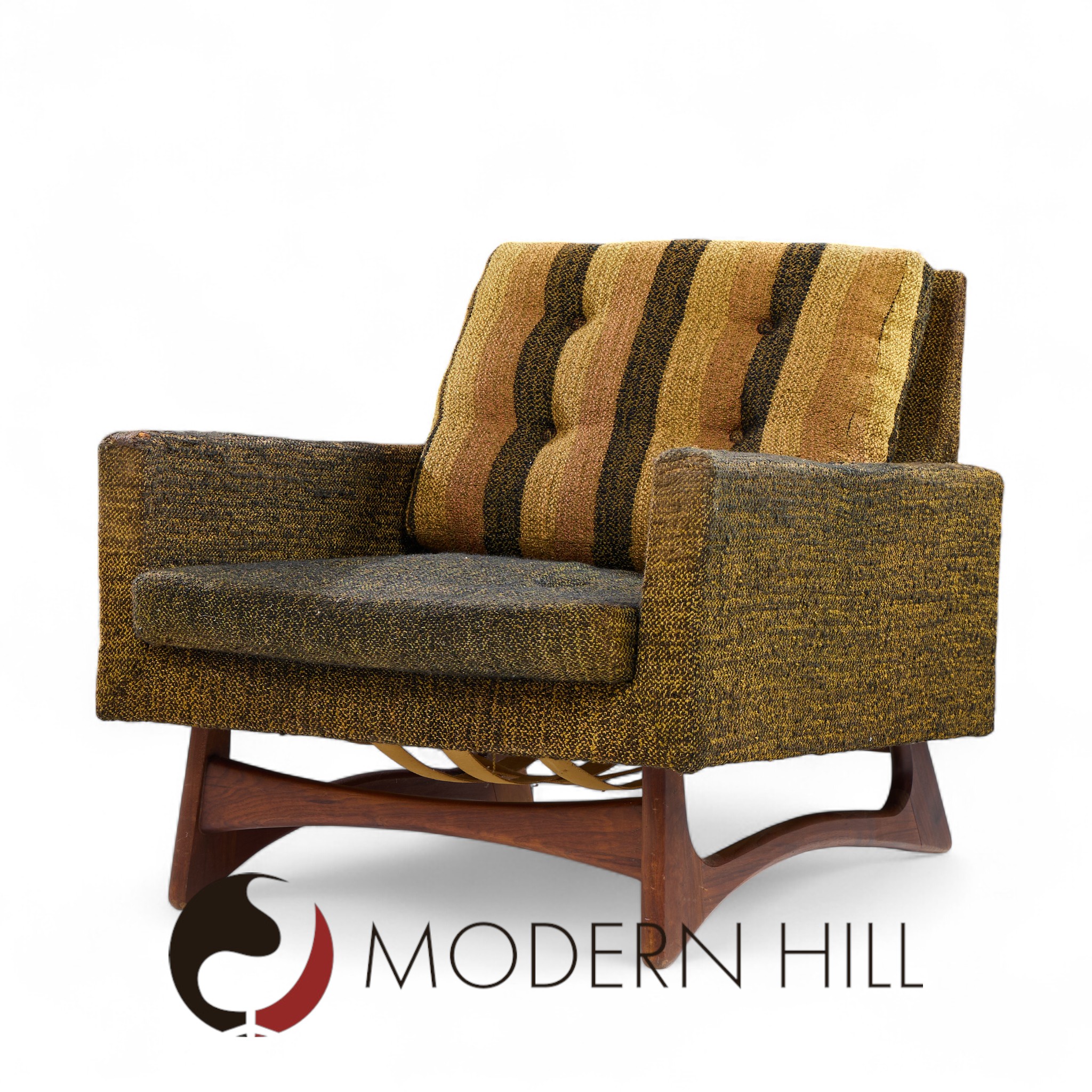 Adrian Pearsall for Craft Associates 2406-c Mid Century Walnut Lounge Chair