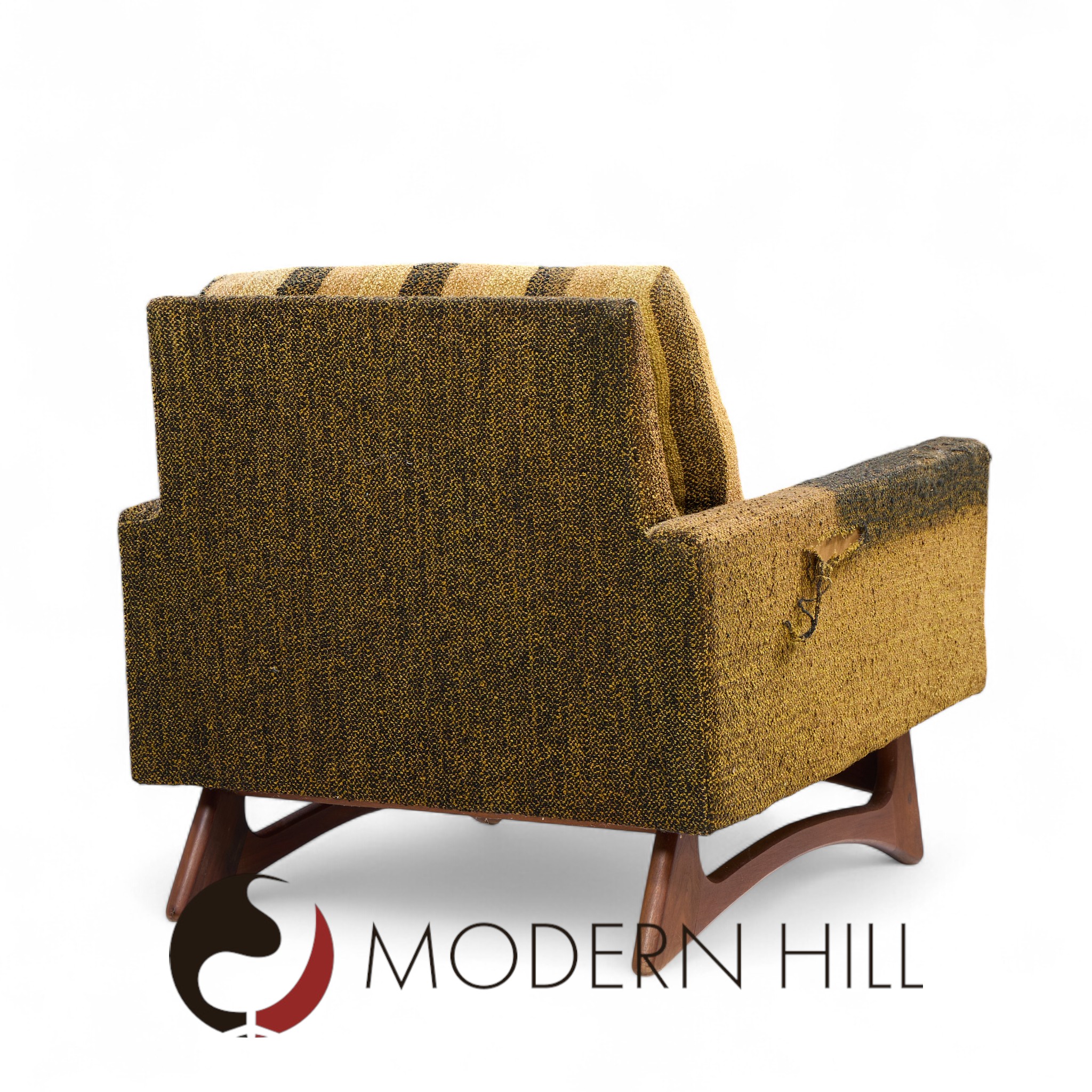 Adrian Pearsall for Craft Associates 2406-c Mid Century Walnut Lounge Chair