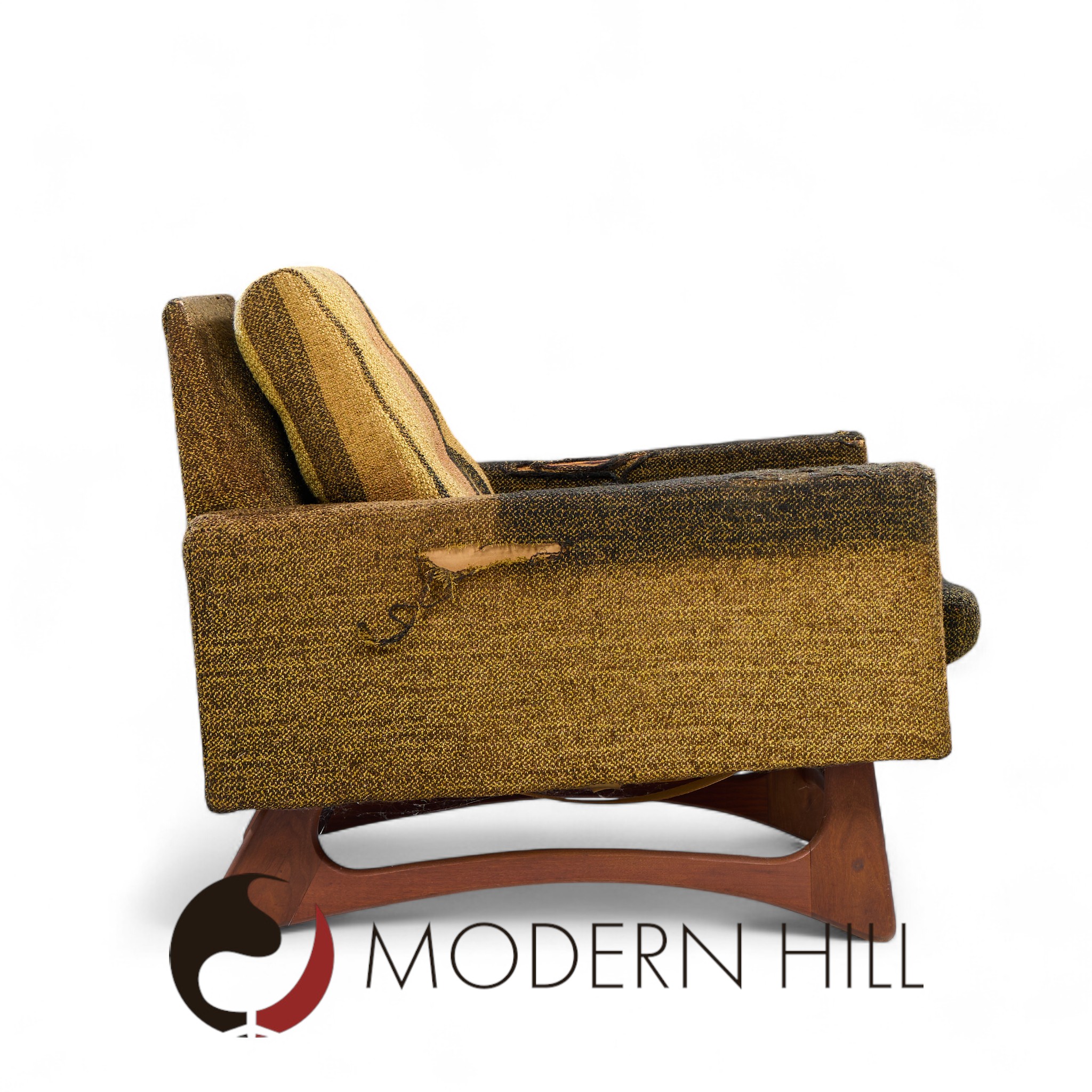 Adrian Pearsall for Craft Associates 2406-c Mid Century Walnut Lounge Chair