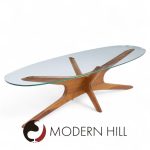 Adrian Pearsall for Craft Associates Mid Century Walnut Jacks Coffee Table | Mid Century Modern Furniture - Mid Century Furniture Chicago Adrian Pearsall for Craft Associates Mid Century Walnut Jacks Coffee Table
