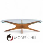 Adrian Pearsall for Craft Associates Mid Century Walnut Jacks Coffee Table | Mid Century Modern Furniture - Mid Century Furniture Chicago Adrian Pearsall for Craft Associates Mid Century Walnut Jacks Coffee Table