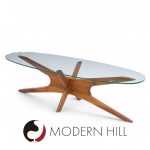 Adrian Pearsall for Craft Associates Mid Century Walnut Jacks Coffee Table | Mid Century Modern Furniture - Mid Century Furniture Chicago Adrian Pearsall for Craft Associates Mid Century Walnut Jacks Coffee Table