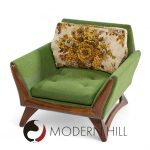 Adrian Pearsall for Craft Associates Mid Century Walnut Lounge Chair