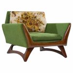 Adrian Pearsall for Craft Associates Mid Century Walnut Lounge Chair