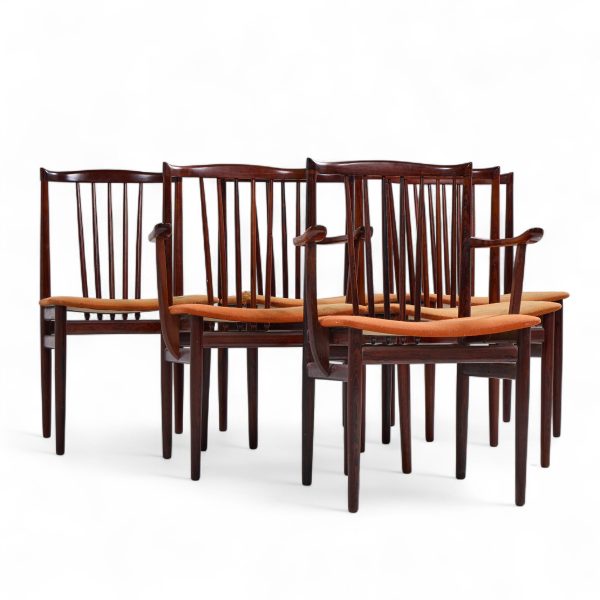 Arne Vodder for Sibast Model 422 Danish Rosewood Dining Chairs - Set of 6