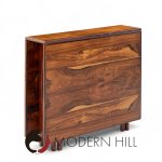 Bendt Winge Mid Century Norwegian Rosewood Drop-leaf Rosewood Dining Table - Pair