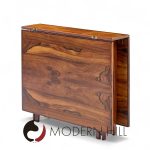 Bendt Winge Mid Century Norwegian Rosewood Drop-leaf Rosewood Dining Table - Pair