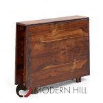 Bendt Winge Mid Century Norwegian Rosewood Drop-leaf Rosewood Dining Table - Pair | Mid Century Modern Furniture - Mid Century Furniture Chicago Bendt Winge Mid Century Norwegian Rosewood Drop-leaf Rosewood Dining Table - Pair